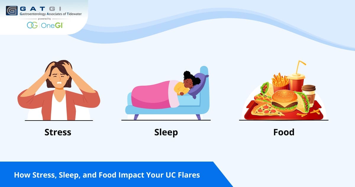 How Stress, Sleep, and Food Impact Your UC Flares